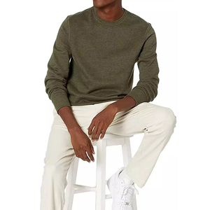 Factory Low MOQ Heavyweight Cotton Fleece Winter <b>Hoodies</b> <b>Plain</b> Pullover Men's Regular Fit Pocket - Product Image 3