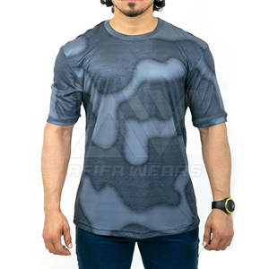 T-shirt de gymnastique pour jeunes avec fonction de séchage rapide léger Conception de logo personnalisable Tissu tricoté de meilleure qualité pour le fitness - Product Image 1