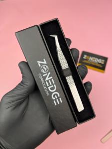 Meilleure vente pince à cils en argent pointe pointue en acier inoxydable de haute qualité pour isoler les cils naturels de marque privée - Product Image 6