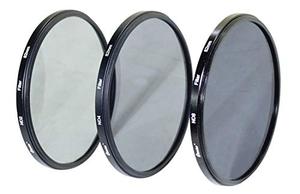 Ozure High Visibility 40.5mm Screw-in <b>Neutral</b> <b>Density</b> (ND2 ND4 ND8) Camera <b>Filters</b> Kit Set of Three - Product Image 4