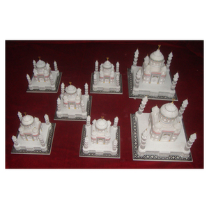 Tajmahal en marbre blanc pur de haute qualité et de première classe avec un meilleur design artisanal indien fait à la main - Product Image 1
