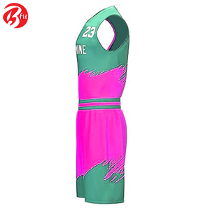 Uniforme de basket-ball de qualité supérieure entièrement impression par sublimation ensembles d'uniformes de vêtements de sport ensembles de vêtements de basket-ball respirants pour adultes - Product Image 4