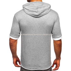 Pull à capuche d'hiver personnalisable pour hommes entièrement conçu Logo doublé polaire motif solide coupe-vent imperméable vente en gros - Product Image 4