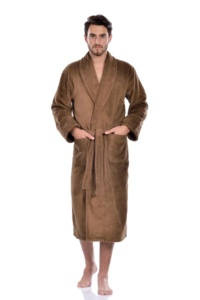 Alta calidad mejor precio 100% algodón de rizo turco lujo hombres adultos albornoces batas fabricante turco - Product Image 3