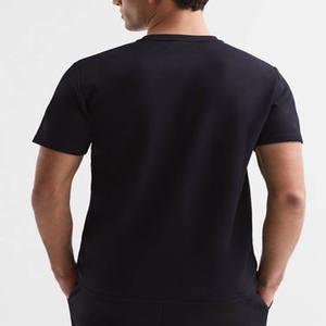 Haute qualité hommes à manches courtes t-shirt t-shirt motif de transfert de chaleur 270GMS 100% coton tricoté T-Shirt coton hommes t-shirts - Product Image 5