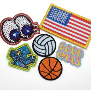 Offre Spéciale Petits Patchs Sportifs Brodés Thermocollants en Feutre Non-Tissé, Motif Raquette de Badminton, Tennis, Natation, pour Chapeaux DIY - Product Image 3