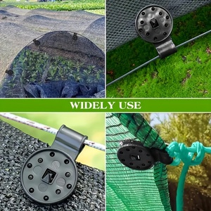 Clips y abrazaderas pulidas con ganchos para tiendas <span class=keywords><strong>de</strong></span> campaña, toldos, vallas <span class=keywords><strong>de</strong></span> camping DIY, sombrillas desmontables y reutilizables, y redes <span class=keywords><strong>de</strong></span> invernadero. - Product Image 5