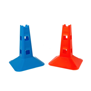 Conos marcadores de Torre PE de 9 "al por mayor, cono de entrenamiento de agilidad personalizado para entrenamiento deportivo e instrucción de fitness - Product Image 2