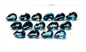 เยี่ยมมากพลอยบุษราคัมสีฟ้าสไตล์ลอนดอนเพื่อทำเครื่องประดับอัญมณีสีฟ้าแบบหลวม - Product Image 2