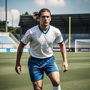 Ensemble short et maillot de football col en V sublimation polyester OEM 100%, ensemble maillots de football imprimés pour hommes, ensembles d'uniformes - Product Image 4