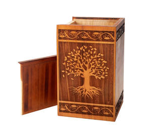 Urnes funéraires en bois faites à la main pour adultes, avec logo personnalisé à bas prix - Product Image 4