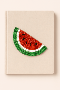 Papaya Notebook Custom Embroidered Journal Artisan Diary for Gifting & Stationery Lovers A4 A5 Embroidery for Daily Use Office - Product Image 4