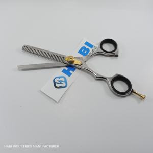 Salon professionnel coupe de cheveux ciseaux amincissants outils de beauté de haute qualité finition polonaise en acier inoxydable pour ciseaux de coiffure - Product Image 3