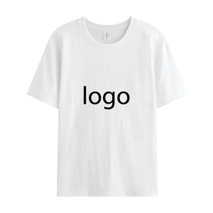 <b>High</b> Quality Low Moq Custom or Blank 100% Cotton O-<b>Neck</b> T Shirt Custom Printing LOGO <b>TShirt</b> Cotton T-shirt for men - Product Image 2