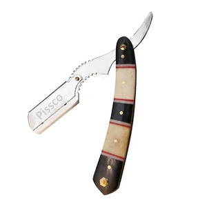Herramientas de Barbería, Navaja de Afeitar con Mango de Acero Inoxidable, Navaja de Afeitar Plegable de Filo Recto, Navaja de Afeitar Recta para Barbería - Product Image 6