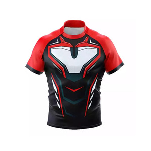 Vente en gros de maillots de <span class=keywords><strong>rugby</strong></span> personnalisés pour hommes, manches courtes, chemises anciennes classiques, <span class=keywords><strong>style</strong></span> uniforme avec technique de sublimation, ensemble à bas prix - Product Image 5
