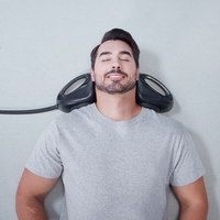 Alphay Oreiller de massage cervical pour le cou et les épaules avec chauffage et traction confortables