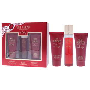 Elisabeth Taylor donna diamanti bianchi En Rouge 3.3oz Spray lozione per il corpo lavaggio del corpo Set regalo 3 Pc regalo di natale per lei - Product Image 3