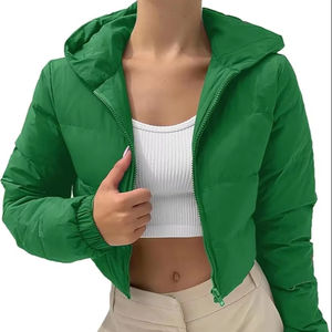 Meilleure vente en gros Veste en duvet Veste matelassée de créateur personnalisée de haute qualité à capuche pour femmes - Product Image 1