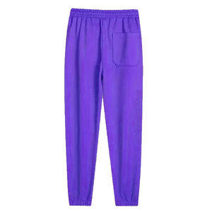 Pantalones Jogger de alta calidad para hombre, 100% algodón, cintura alta, parches bordados holgados, Impresión de logotipo informal para invierno, venta al por mayor - Product Image 2
