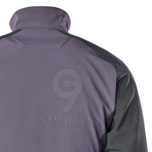 แจ็คเก็ตผ้านิ่มสำหรับผู้ชายเสื้อแจ็กเก็ตกันหนาวคอตั้งดีไซน์แบบกำหนดเอง - Product Image 5