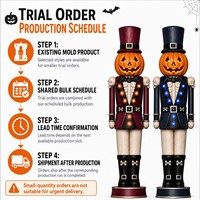 Statue de déchiqueteur de citrouille d'Halloween personnalisée OEM, toutes tailles, formes et couleurs, fabriquée en usine, en PP moulé par soufflage, pour exposition