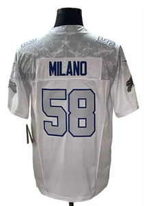 Новые футболки команды Buffalo Rivalries: 17 Джош Аллен, 0 Кеон Колмен, 4 Джеймс Кук, F.U.S.E. Футболки для американского футбола с вышивкой (США) - Product Image 6