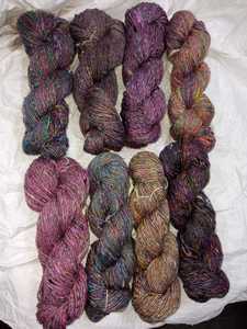 Hilo de tweed de seda suave de morera multicolor teñido personalizado ideal para hilanderos y tejedores y adecuado para tiendas de hilo para reventa - Product Image 6