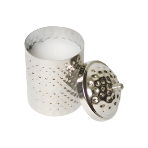 Silver Hammered Candle <b>Jars</b> With Lid For Home Hotel Restaurants Wedding Party <b>Decoration</b> in Affordable Price - Product Image 1