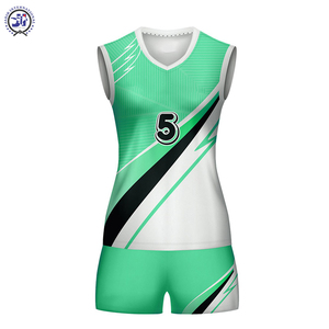 โลโก้พิมพ์ระเหิดออกแบบเองทีม OEM ผู้หญิงวอลเลย์บอลย์เครื่องแบบเสื้อในขายตอนนี้ - Product Image 5