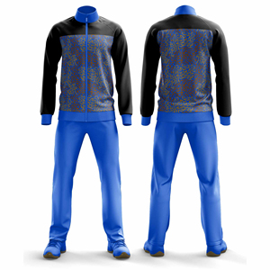 Ensemble de survêtement sportif personnalisé avec fermeture éclair, veste et pantalon, pour hommes, femmes et jeunes, tenue d'entraînement pour équipe, design unique, tenue de sport - Product Image 3