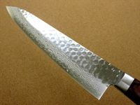 Op maat gemaakte handgesmede Damascus stalen koksmessenset met Pakka houten handvatten, milieuvriendelijk, scherp lemmet, dagelijks gebruik in de keuken, aangepast logo