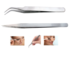 High Quality Anti-Static Stainless Steel Eyelash Extension Removal Tweezers Good Quality <b>Hair</b> Tools for Eyebrow Pointed Tip Type - Product Image 6