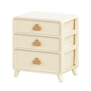 Boîte de <span class=keywords><strong>rangement</strong></span> pour <span class=keywords><strong>sous</strong></span>-vêtements à 3 compartiments Organisateur de type tiroir en plastique PP Armoire durable peu encombrante pour la maison Rectangle - Product Image 5