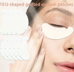 Coussinets sous les yeux de haute qualité Extensions de cils Marque privée Gel Eye Pad Extension de cils Collagène Gel non pelucheux Cils Patch pour les yeux - Product Image 2