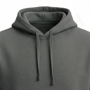 Sweat-shirts d'hiver personnalisés pour hommes, style hip-hop, en coton et polyester, à capuche, motif uni, impression de logo personnalisé, streetwear - Product Image 4