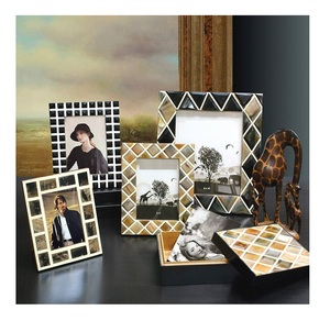 Cadre photo vintage créatif fait main 100% corne naturelle et os incrustations en os pour la décoration de la maison à prix réduit Pri - Product Image 2