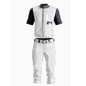 Ensemble de vêtements de sport de baseball grande taille pour hommes de qualité supérieure respirant maillots à séchage rapide imprimé pantalon uniforme confortable - Product Image 1