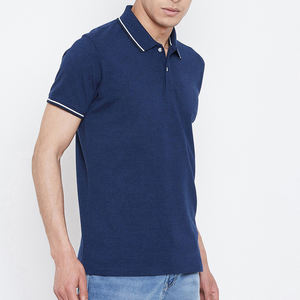 Maillot à motif solide à manches courtes pour hommes imprimé de logo personnalisé de haute qualité 100% coton en gros du Pakistan pour polos - Product Image 3