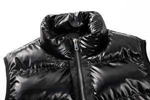 Chaleco de Algodón Grueso de Moda para Hombre con Logotipo Personalizado y Abrigo de Algodón Cálido - Product Image 4