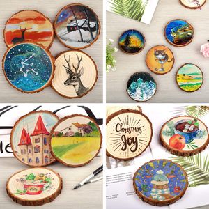 Eco Friendly Wooden Bark <b>Coaster</b> Set Durable Natural Stylish Classic Design 300mm Diameter <b>Drink</b> <b>Coasters</b> <b>for</b> Home Office - Product Image 6