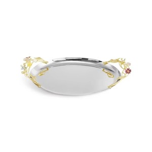 Bandeja de Diseño Elegante y Ecológica con Asas Florales para Decoración de Mesa en Hogar y Hotel, Apta para Lavavajillas, Precio Bajo - Product Image 4