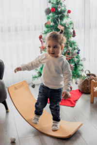 High Quality Plywood Balance <b>Board</b> Non-slip Surface for Adults <b>Kids</b> <b>Body</b> Exercise Handmade Turkey ENS <b>KIDS</b> Brand CE Certified - Product Image 4