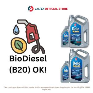 High Performance Delo Sports Synblend <b>SAE</b> 10W-<b>30</b> Diesel <b>Engine</b> <b>Oil</b> CI-4 6L+1L Bundle for Pickup, SUV & Common-Rail <b>Engines</b> - Product Image 3