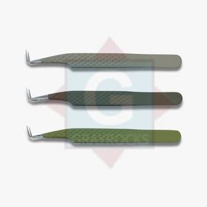 Outil de beauté de pince à épiler d'extension de cils en acier inoxydable de haute qualité - Product Image 1