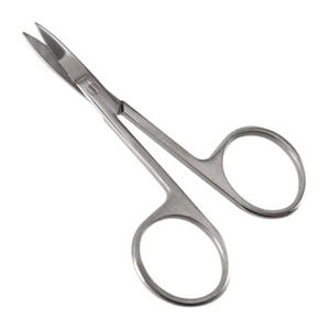 Tijeras para cutículas, hoja recta Extra fina, afilada, de acero inoxidable, súper delgada, manicura rusa, cuidado profesional de uñas, belleza pequeña - Product Image 1