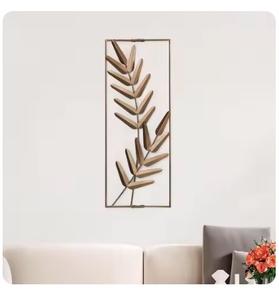 Décoration murale moderne en métal pour le salon, la chambre et le couloir, élégante, antirouille et prête à accrocher. - Product Image 2