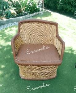 Gran oferta de sofá de 2 plazas Sarkanda de mimbre de bambú, sala de estar sofá para, salón de jardín - Product Image 1