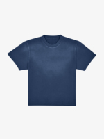 Camiseta de hombre estilo urbano retro 2025 con efecto desgastado por el sol, cuello redondo, lavado ácido, personalizada, vintage, 100% algodón, tejido ligero con letras