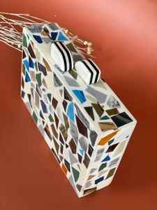 Antique Look Resin Clutch Imitation Pearl Luxury Butterfly Solid Charm Clutch Complete Set Women's Wedding Creative Design - Product Image 6